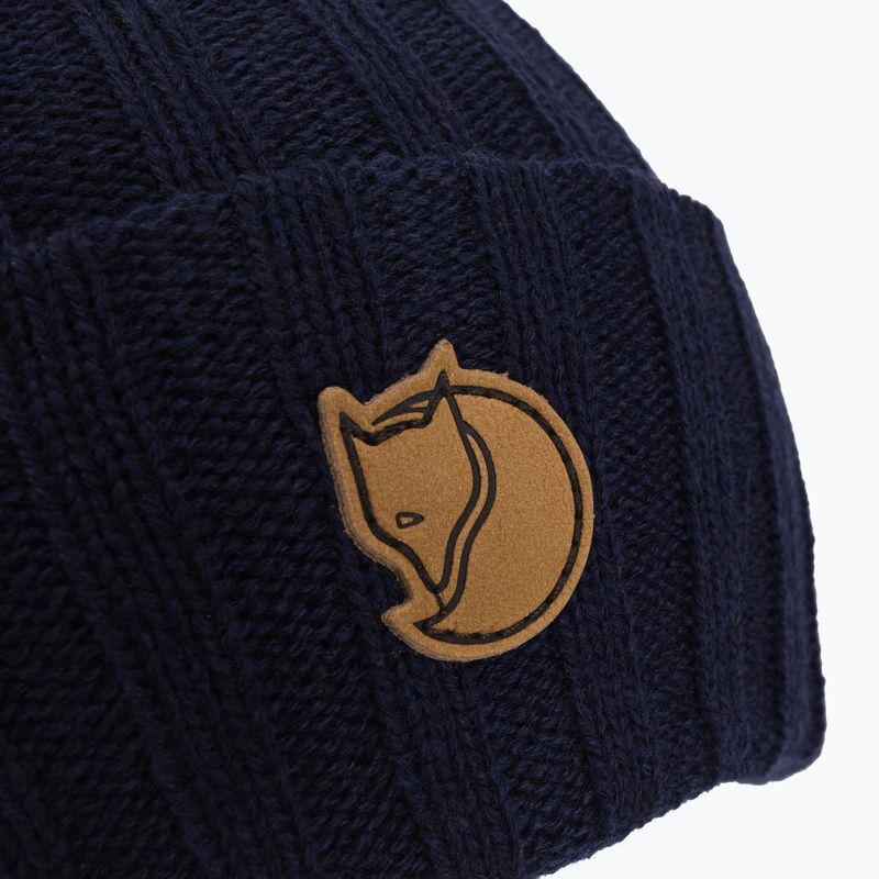 Fjällräven Byron Hat zimní čepice navy blue F77388 3