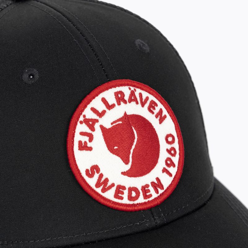 Kšiltovka  Fjällräven 1960 Logo Langtradarkeps black 3