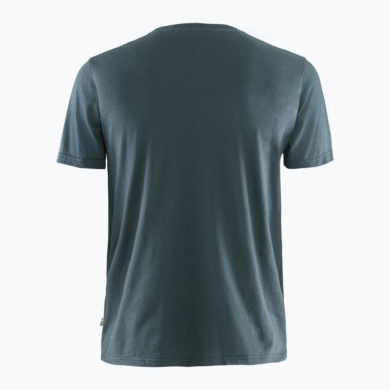 Pánské trekingové tričko Fjällräven Logo navy blue F87310 2