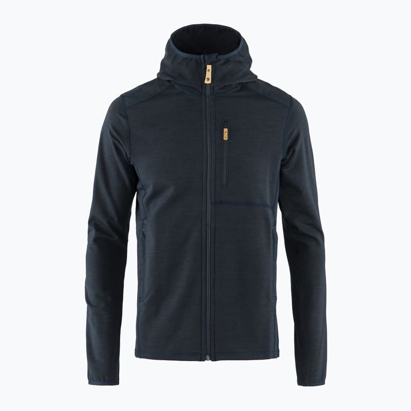 Pánská trekingová mikina Fjällräven Keb Fleece Hoodie navy blue F81878