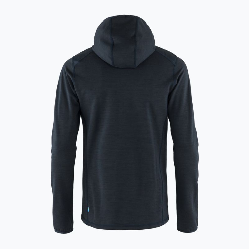 Pánská trekingová mikina Fjällräven Keb Fleece Hoodie navy blue F81878 2