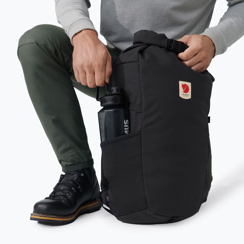 Turistický batoh Fjällräven Ulvo Rolltop 30 l black 8