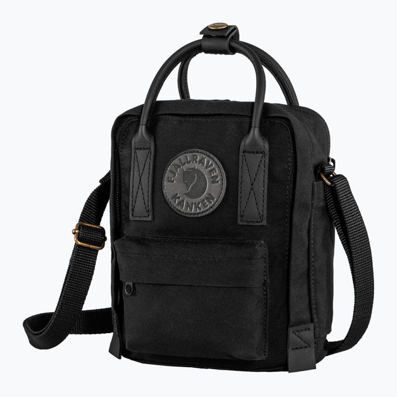 Taška Fjällräven Kånken No. 2 Black Sling 2,5 l black 2