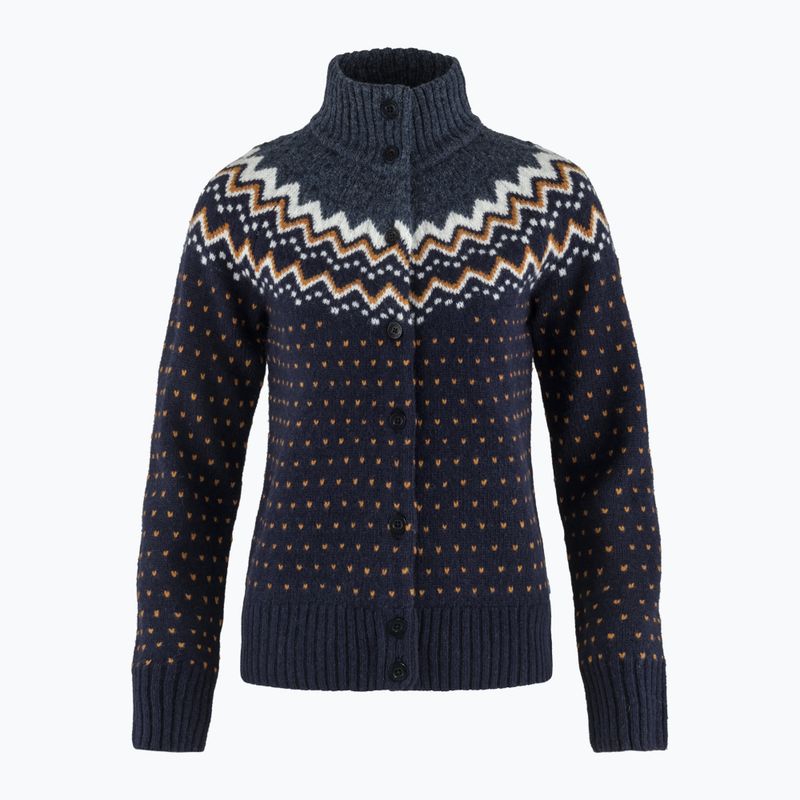 Dámský svetr Fjällräven Övik Knit Cardigan dark navy