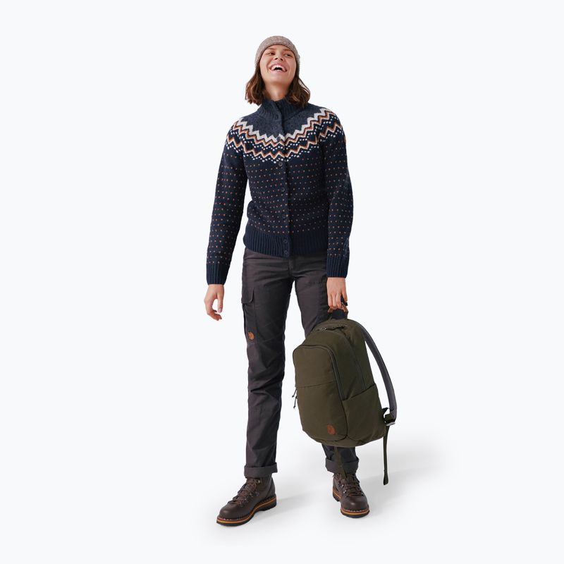 Dámský svetr Fjällräven Övik Knit Cardigan dark navy 4