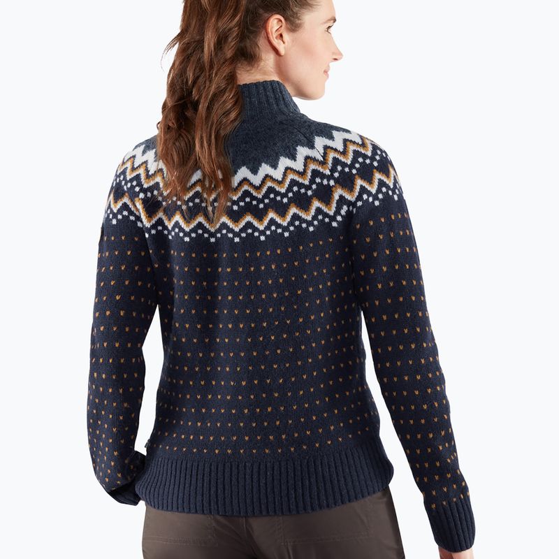 Dámský svetr Fjällräven Övik Knit Cardigan dark navy 5