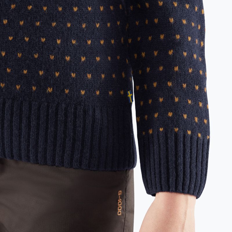 Dámský svetr Fjällräven Övik Knit Cardigan dark navy 8