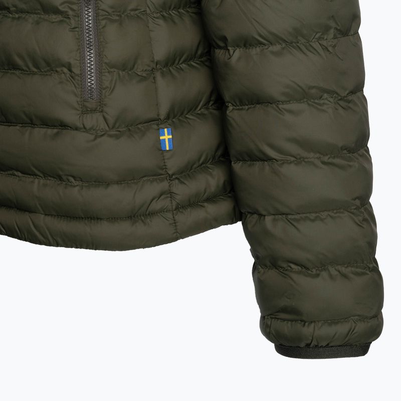 Fjällräven dámská péřová bunda Expedition Latt Hoodie zelená F86120 4