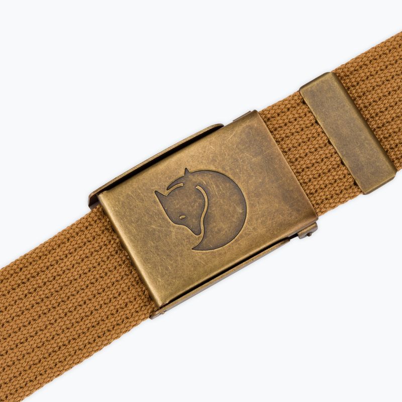 Fjällräven Canvas Brass Belt hnědý F77297 2