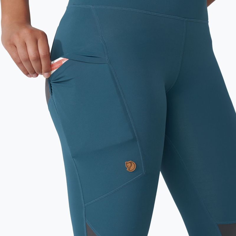 Dámské trekové legíny Fjällräven Abisko Trekking Tights Pro blue F84771 5