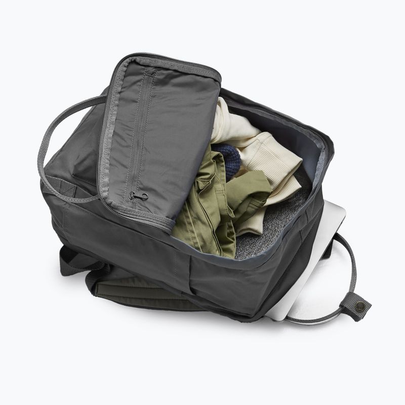 Batoh městský Fjällräven Kanken Batoh na notebook 13" 13 l super grey 4