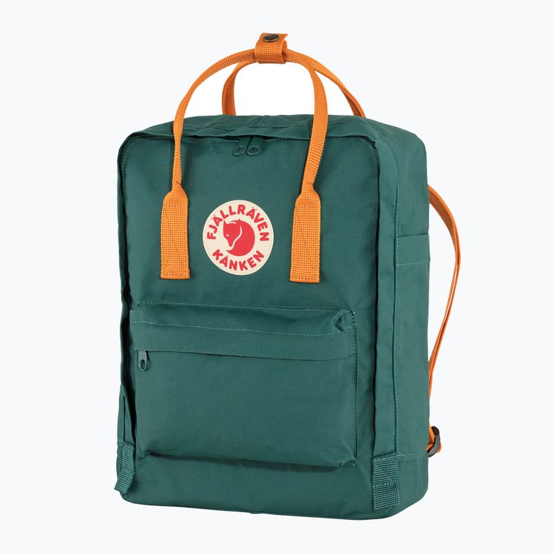 Turistický batoh  Fjällräven Kanken 16 l arctic green/spicy orange 2