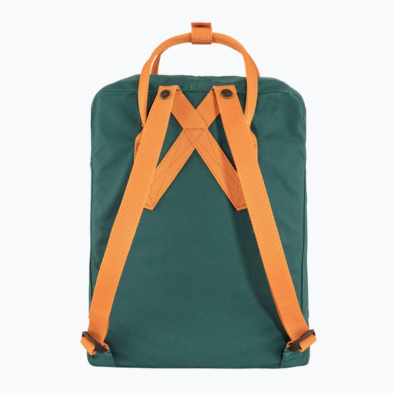 Turistický batoh  Fjällräven Kanken 16 l arctic green/spicy orange 3