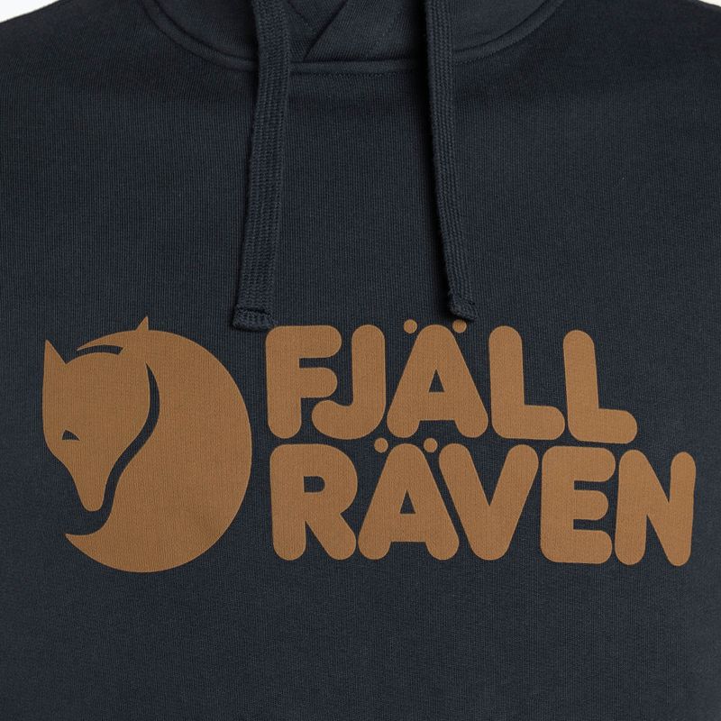 Pánská mikina s kapucí Fjällräven Logo navy blue F84144 8