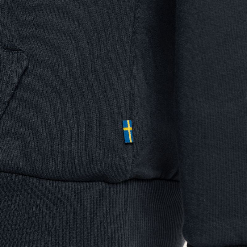 Pánská mikina s kapucí Fjällräven Logo navy blue F84144 9