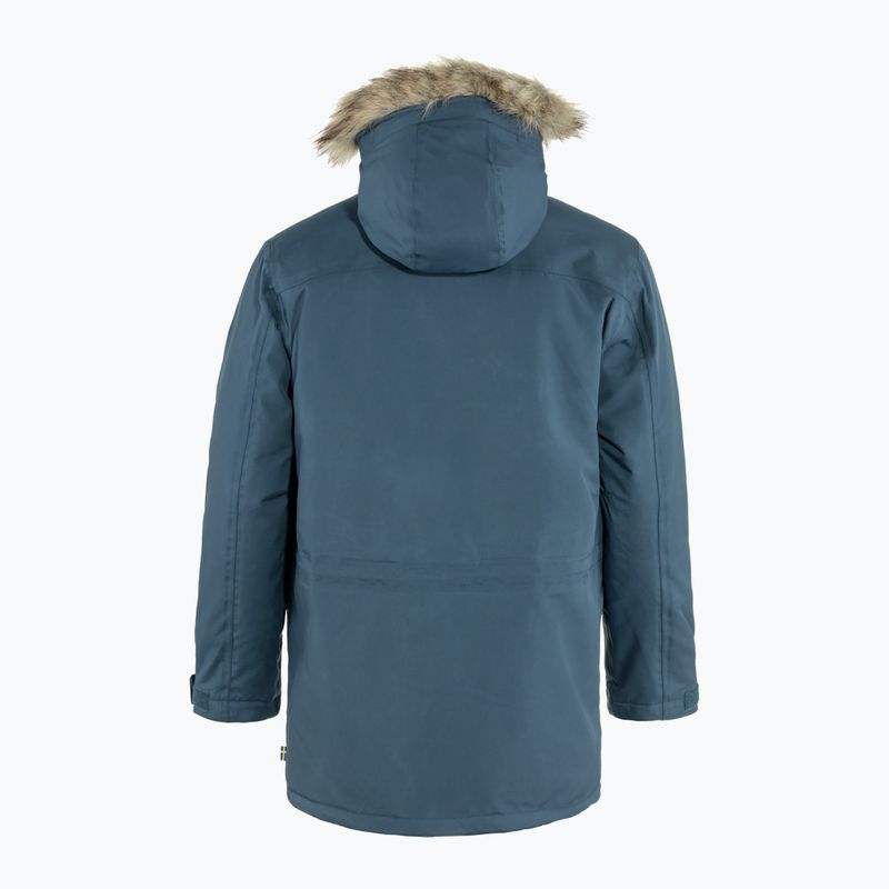 Pánská zimní bunda Fjällräven Nuuk Parka mountain blue 2