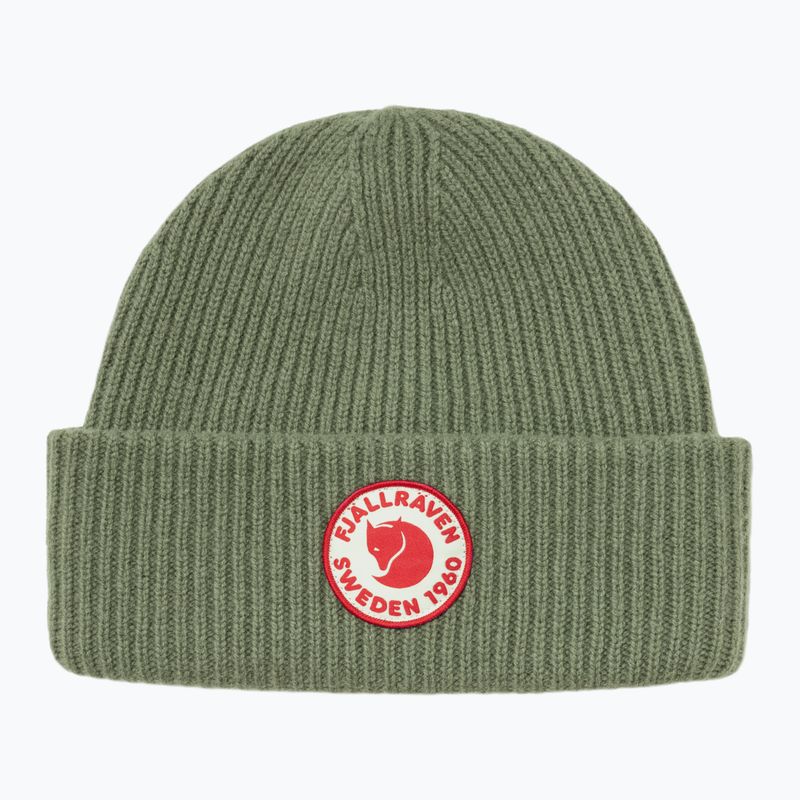 Zimní čepice Fjällräven 1960 Logo Hat caper green