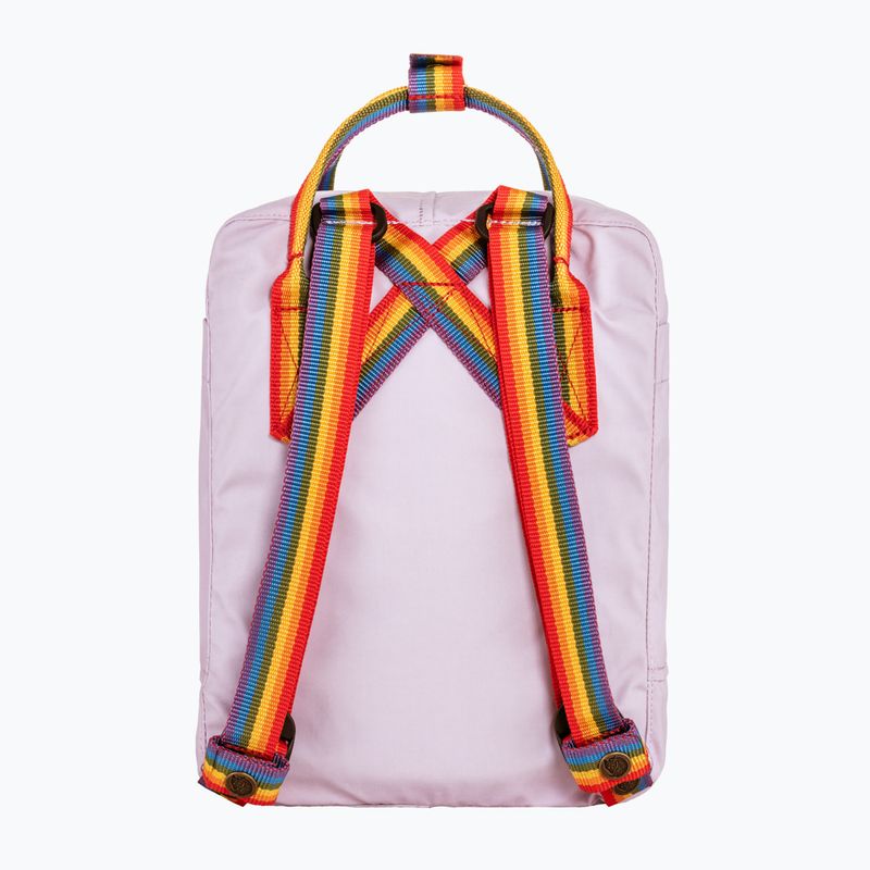 Městský batoh Fjällräven Kanken Rainbow Mini 7 l pastel lavender/rainbow pattern 3
