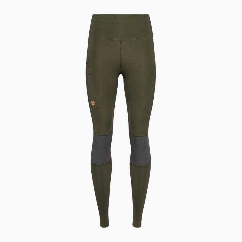 Dámské trekové kalhoty Fjällräven Abisko Trekking Tights Pro deep forest