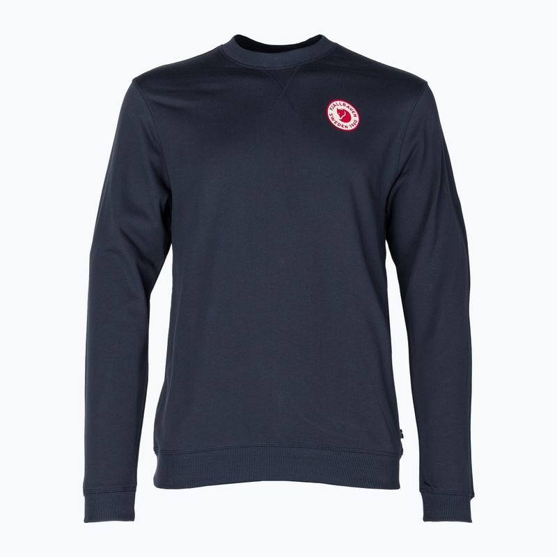 Pánská trekingová mikina Fjällräven 1960 Logo Badge Sweater 555 dark navy