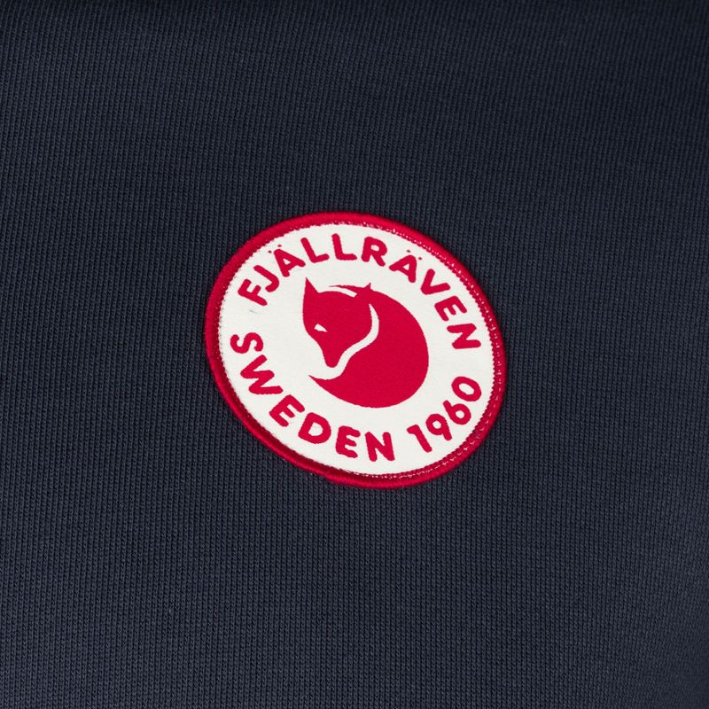 Pánská trekingová mikina Fjällräven 1960 Logo Badge Sweater 555 dark navy 3