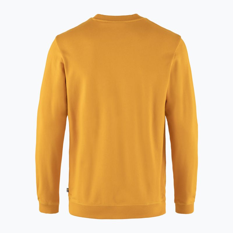 Pánská trekingová mikina Fjällräven 1960 Logo Badge Sweater 161 hořčicově žlutá 2