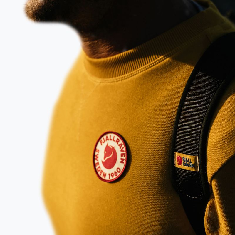 Pánská trekingová mikina Fjällräven 1960 Logo Badge Sweater 161 hořčicově žlutá 5