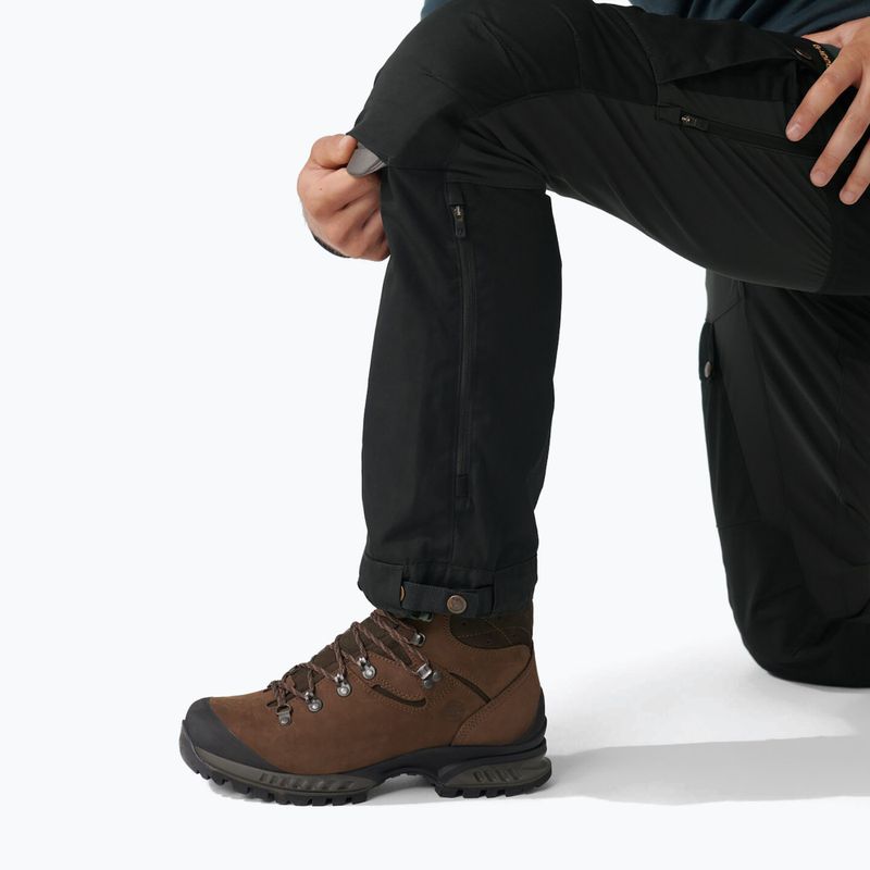 Pánské trekové kalhoty Fjällräven Keb Agile 550 black 5
