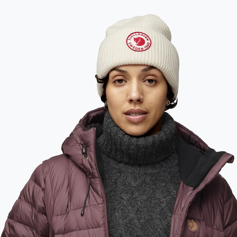 Zimní čepice Fjällräven  1960 Logo Hat chalk white 3