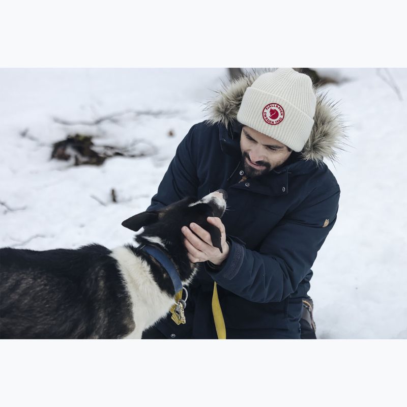 Zimní čepice Fjällräven  1960 Logo Hat chalk white 7