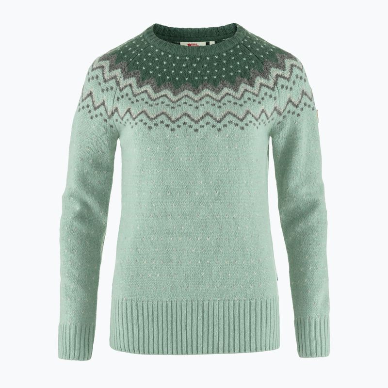 Dámský svetr Fjällräven Övik Knit Sweater mistry green/deep patina