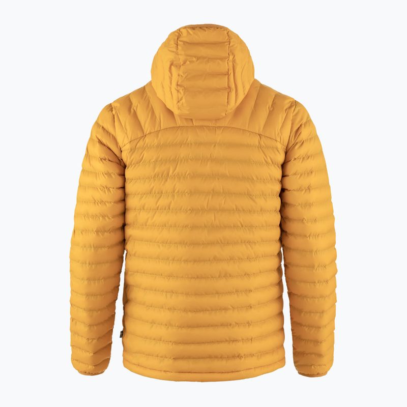 Pánská péřová bunda Fjällräven Expedition Lätt Hoodie mustard yellow 2