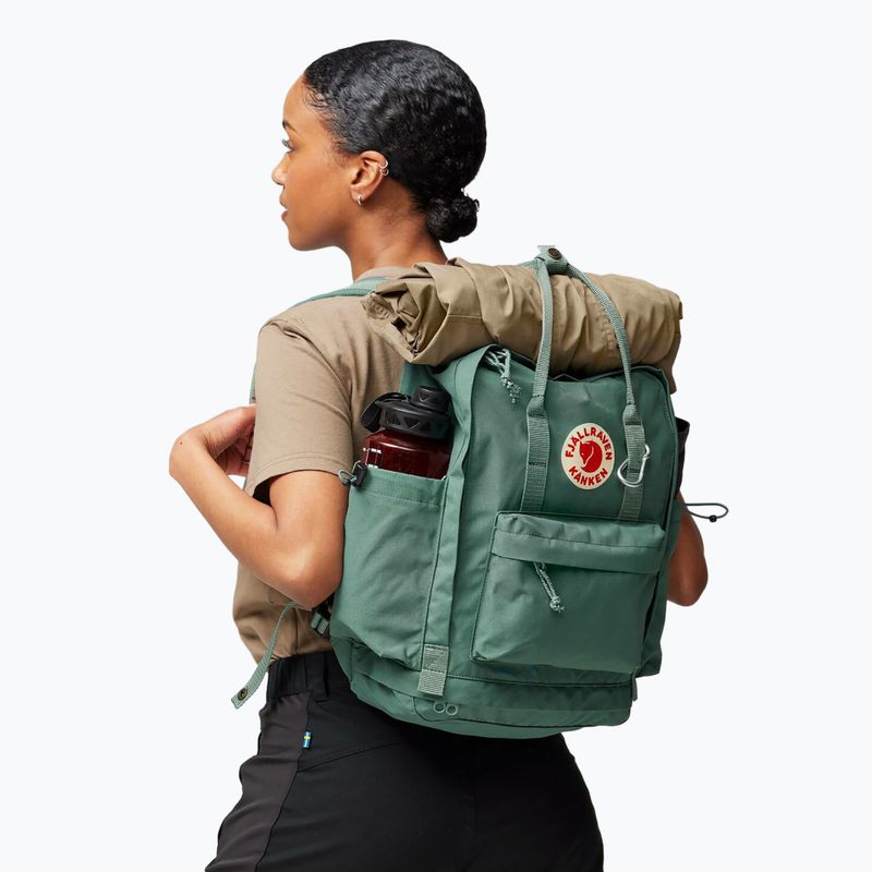 Městský batoh  Fjällräven Kånken Outlong 18 l frost green 8