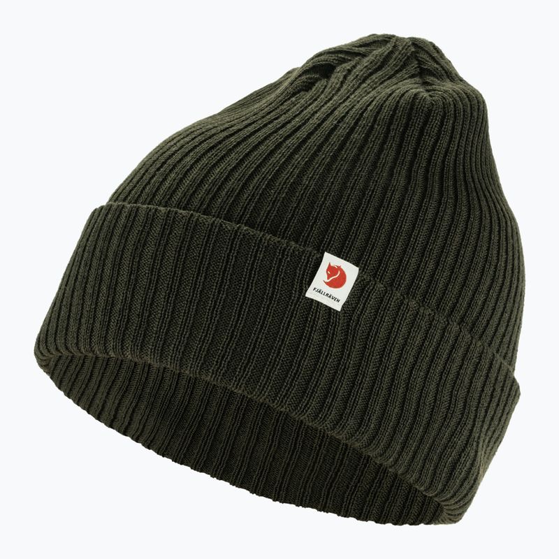 Zimní čepice Fjällräven Rib Hat deep forest 2