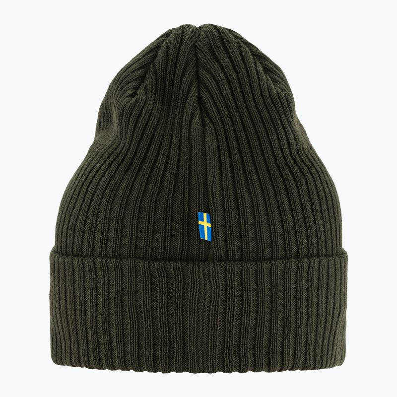 Zimní čepice Fjällräven Rib Hat deep forest 3