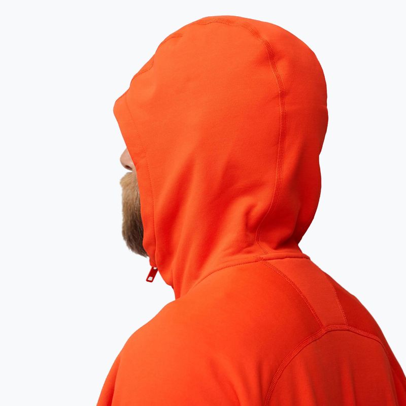 Pánská trekingová mikina  Fjällräven Expedition Fleece Hoodie flame orange 7