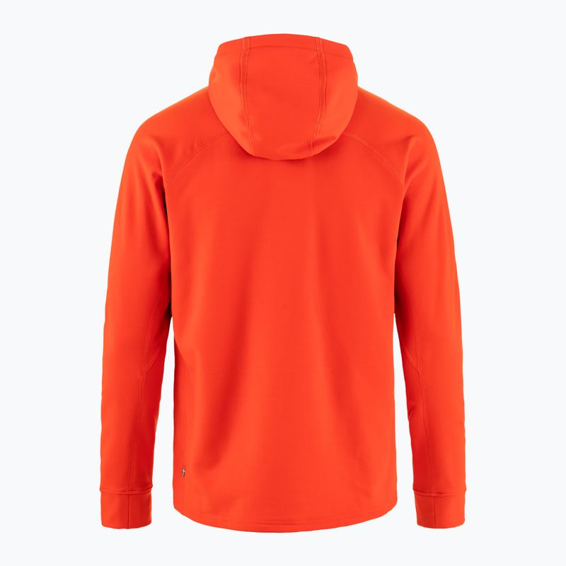 Pánská trekingová mikina  Fjällräven Expedition Fleece Hoodie flame orange 12