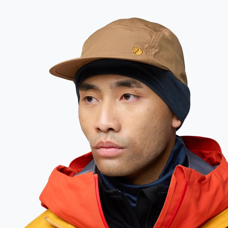 Zimní čepice Fjällräven Bergtagen Mountain wood brown/dark navy 3