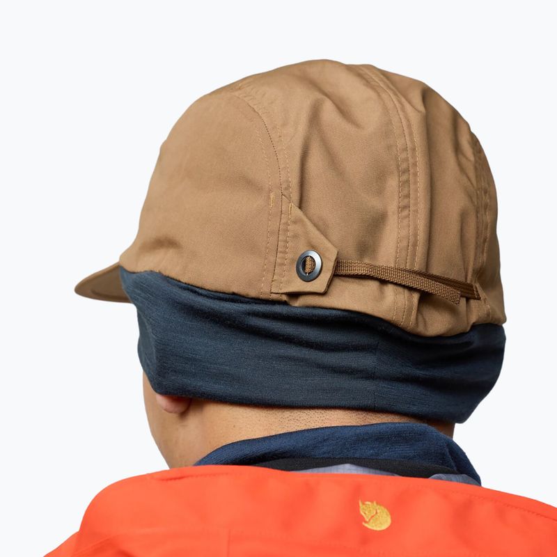 Zimní čepice Fjällräven Bergtagen Mountain wood brown/dark navy 4