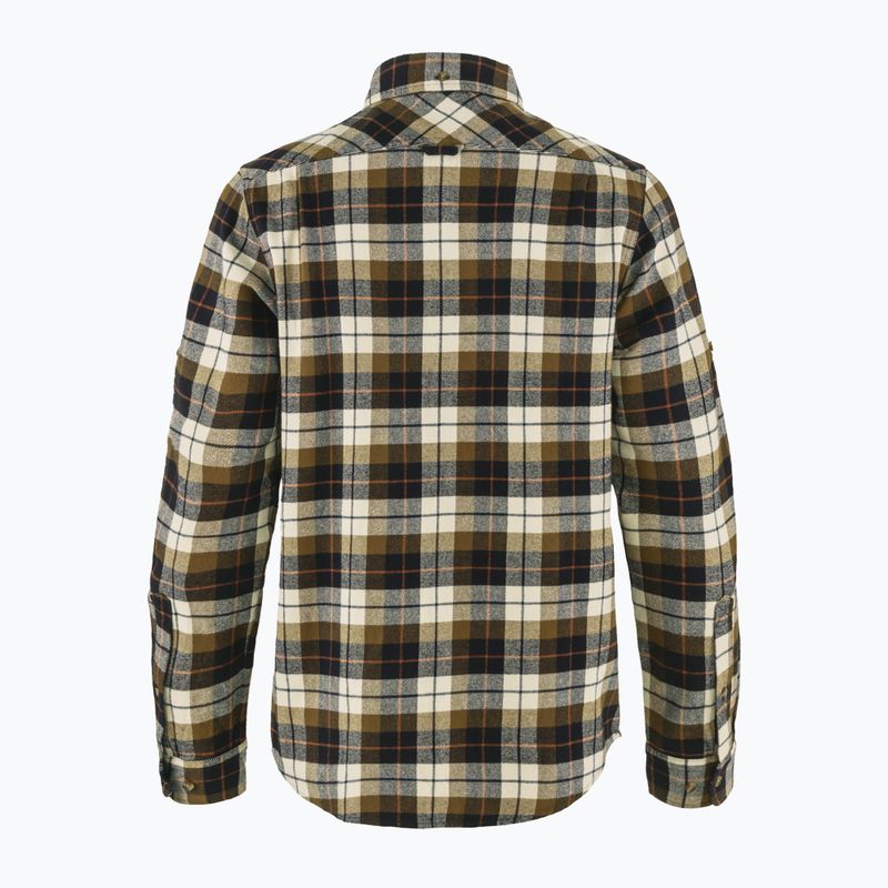 Pánská košile Fjällräven Singi Heavy Flannel chalk white/dark navy 2