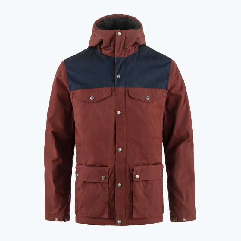 Pánská větrovka Fjällräven Greenland Winter maroon/dark navy
