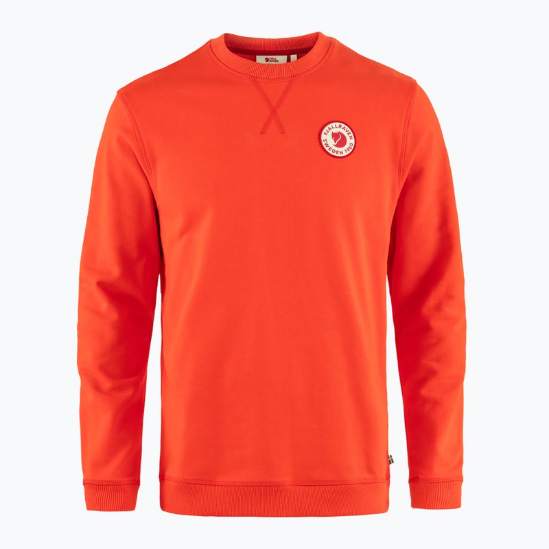 Pánská mikina Fjällräven 1960 Logo Badge Sweater flame orange