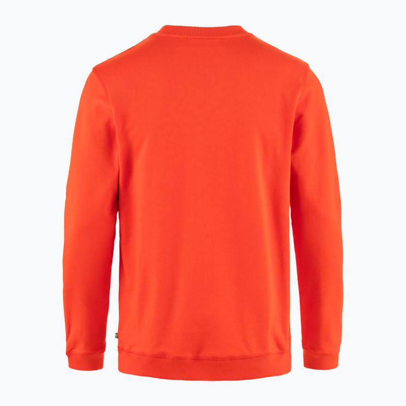 Pánská mikina Fjällräven 1960 Logo Badge Sweater flame orange 2