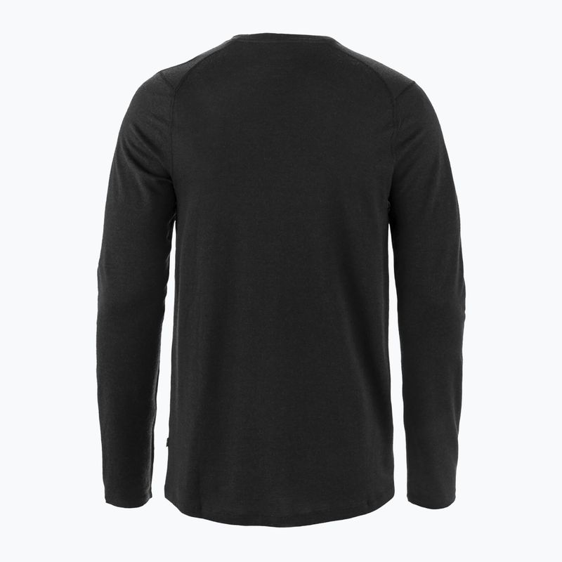 Pánské trekkingové tričko Longsleeve Fjällräven Bergtagen Merino black 2