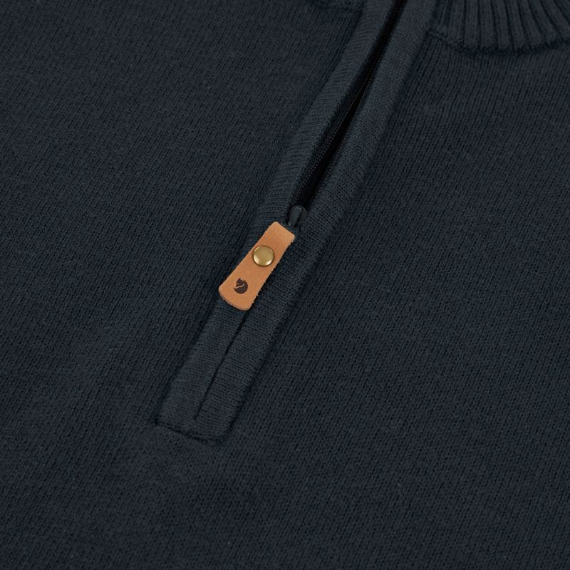 Pánská trekingová mikina Fjällräven Övik Lite Half Zip dark navy 3