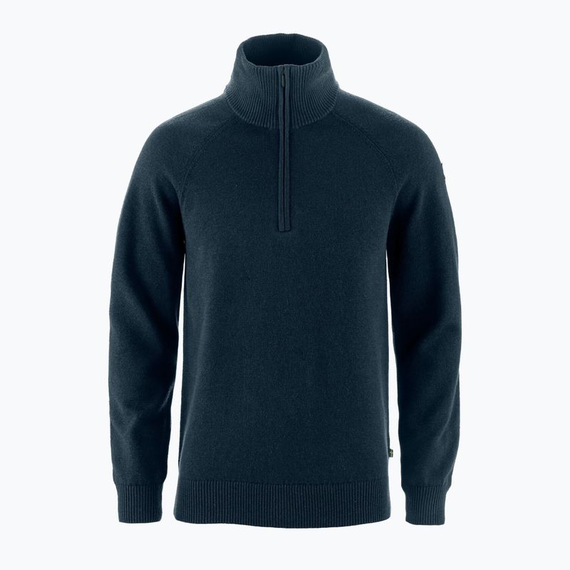 Pánská trekingová mikina Fjällräven Övik Lite Half Zip dark navy 5