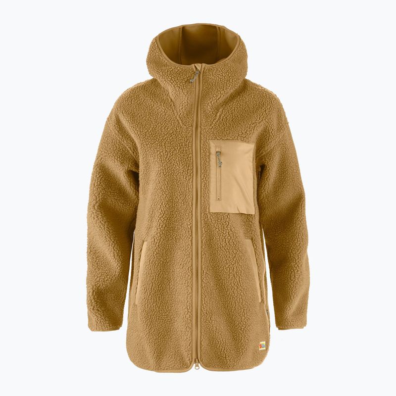 Dámská fleecová mikina Fjällräven Vardag Pile Fleece Long buckwheat brown 9