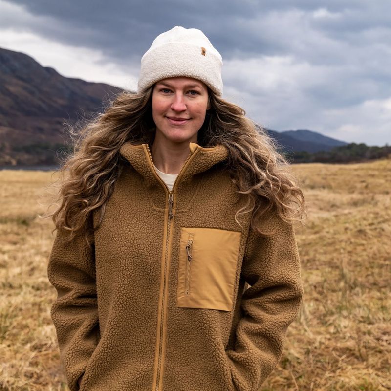 Dámská fleecová mikina Fjällräven Vardag Pile Fleece Long buckwheat brown 11