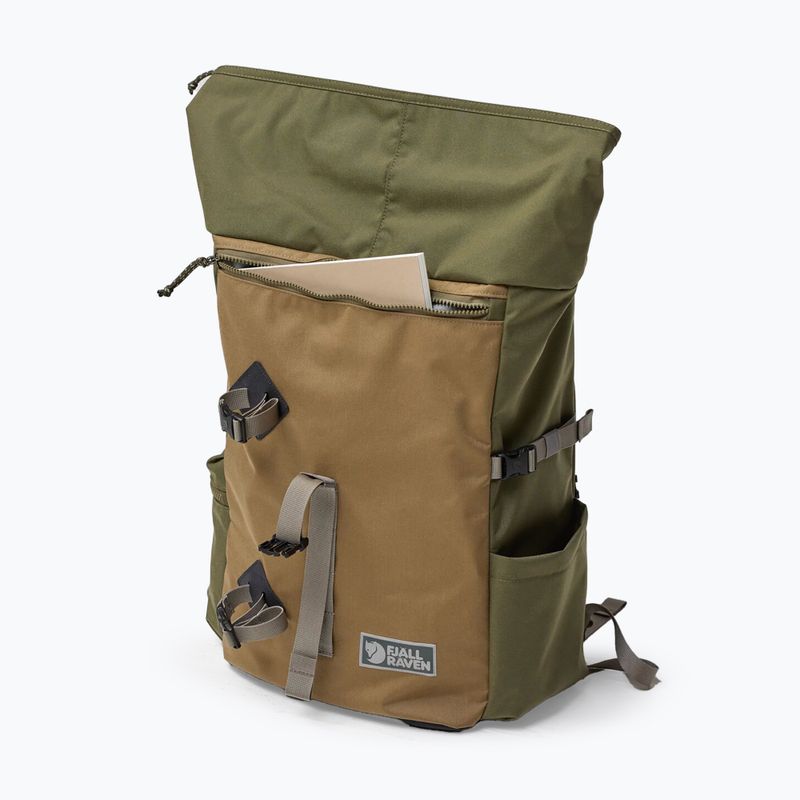 Městský batoh Fjällräven Vardag Foldsack 25 l green/clay 4