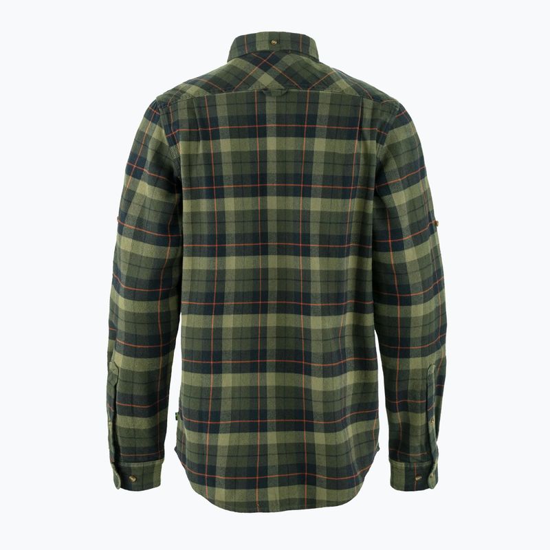 Pánská košile Fjällräven Singi Heavy Flannel black/deep forest 2